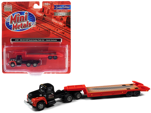 1954 IH R-190 Tractor Truck with Lowboy Trailer \Bonito Contractor\"