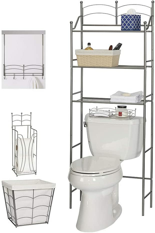 Creative Bath 20330-NI Ware Deerfield Bath Set, Satin Nickel - 5 P