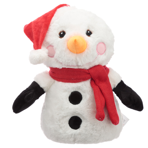 Fun Christmas Snowman Plush Door Stop