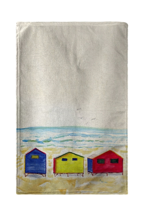 Betsy Drake BT495 30 x 50 in. Beach Bungalows Beach Towel