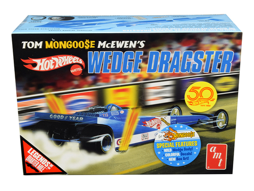 Skill 3 Model Kit Tom \Mongoose\" McEwen‚Äôs Wedge Dragster \"Hot
