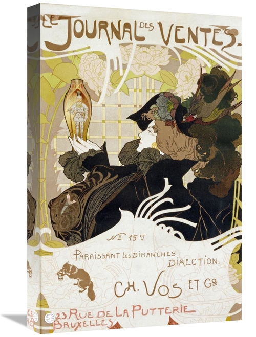 Global Gallery GCS-266165-22-142 22 in. Le Journal Des Ventes Art Prin