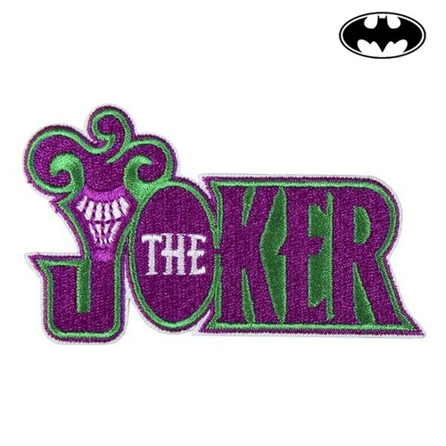 Patch Joker Batman Polyester Purple (9.5 x 14.5 x cm)