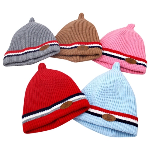 Newborn Infant Hat Baby Boy Girl Striped Hat