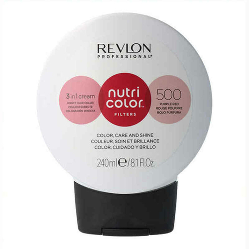 Permanent Dye Nutri Color Filters Revlon 7258709500 Nº 500 (240 ml)