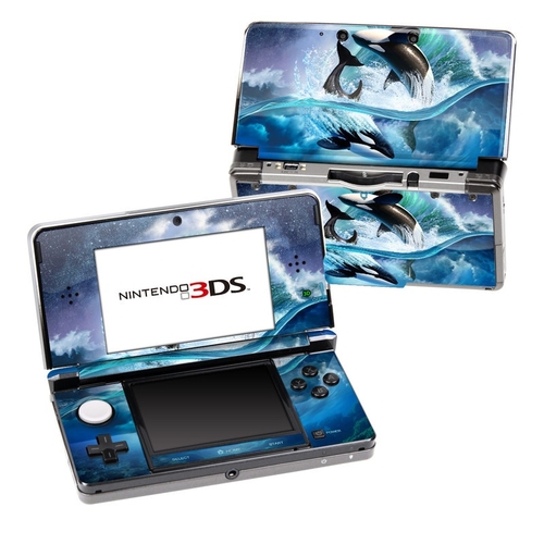 DecalGirl N3DS-ORCAWAVE Nintendo 3DS Skin - Orca Wave