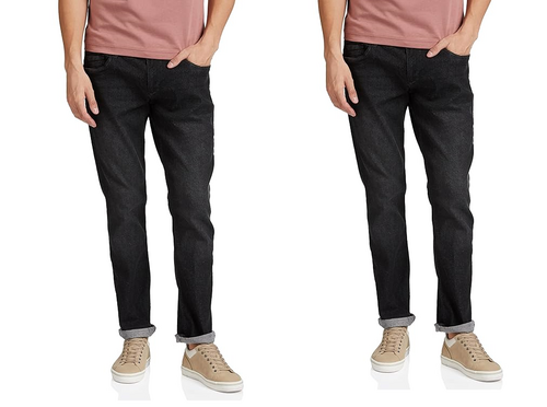 Men Cotton Lycra  Spandex fabric Stretchable Jeans PACK OF 2 (Size-L)