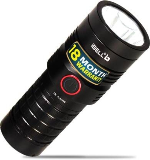 High-Powered LED Flashlight Torch, Water-Resistant, Aircraft Aluminum