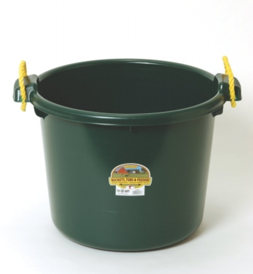 Miller Mfg Co Inc Muck Tub- Green 70 Quart - PSB70GREEN