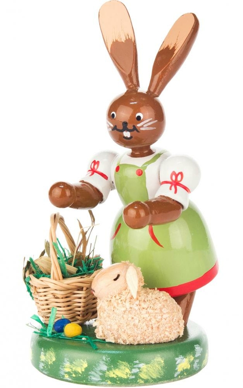 Alexander Taron 224-501 Dregeno Easter Ornament - Rabbit with a small 