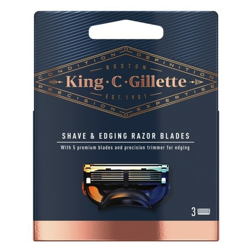 Shaving Blade Refill King C Gillette Gillette King (3 uds)