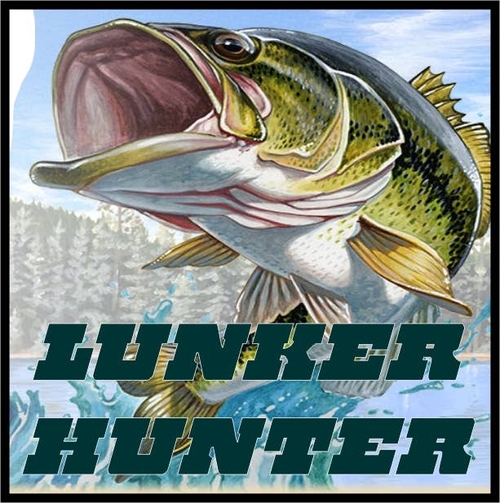 3 Inch Cloth Patch Lunker Hunter Bass Fishing