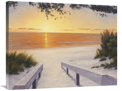 Global Gallery GCS-128448-2835-142 28 x 35 in. Evening Sunset Art Prin
