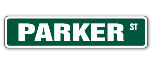 SignMission SS-Parker 4 x 18 in. Parker Street Sign