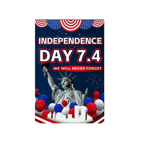 American Independence Day Garden Flag Festival Outdoor Patriotic