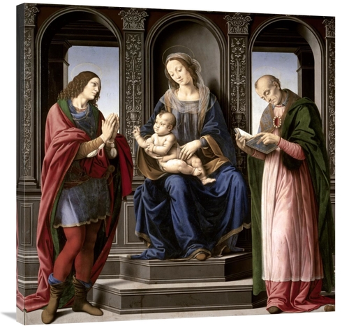 Global Gallery GCS-277396-36-142 36 in. Virgin & Child with St. Julian