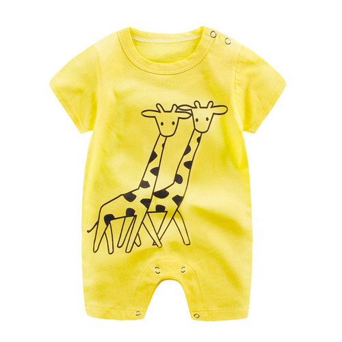 Newborn baby cartoon romper climbing suit jumpsuit