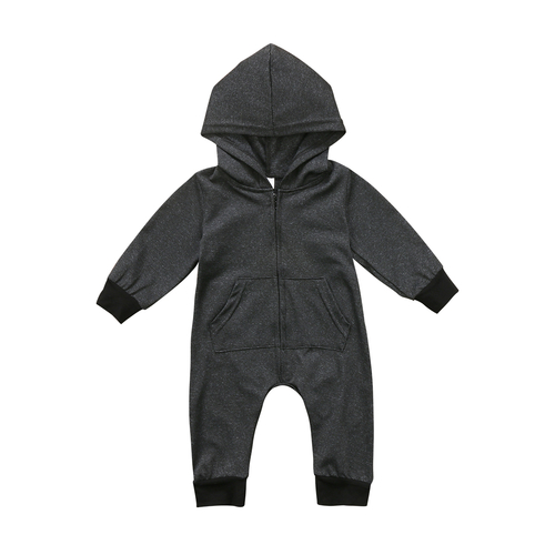 Newborn Lovely Baby Boy Girl Clothes Zipper Romper