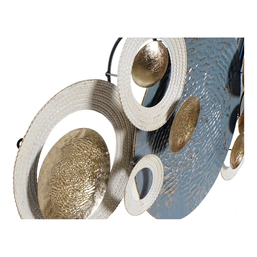 Wall Decoration DKD Home Decor Green Golden Abstract 127,6 x 5,7 x 61