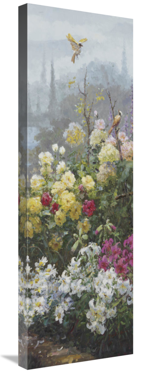 Global Gallery GCS-125298-1236-142 12 x 36 in. Rachels Garden II Art P