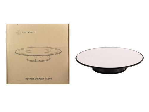 Rotary Display Stand Large 1/18 Scale 12 Inches Wide with Mirror Top