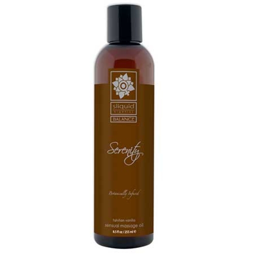 Sliquid Organics Balance Massage Oil Seduction (French Vanilla) 4.2oz