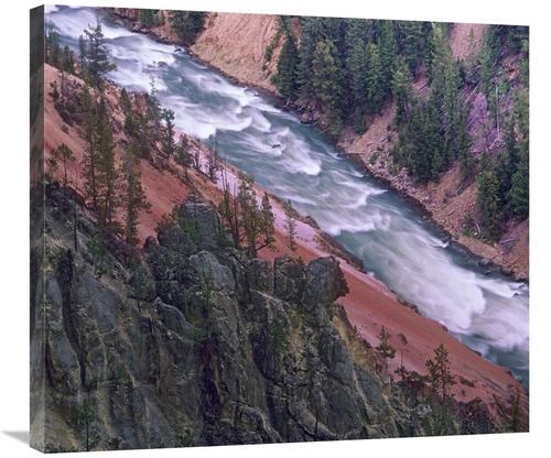 Global Gallery GCS-396401-30-142 30 in. Yellowstone River, Yellows