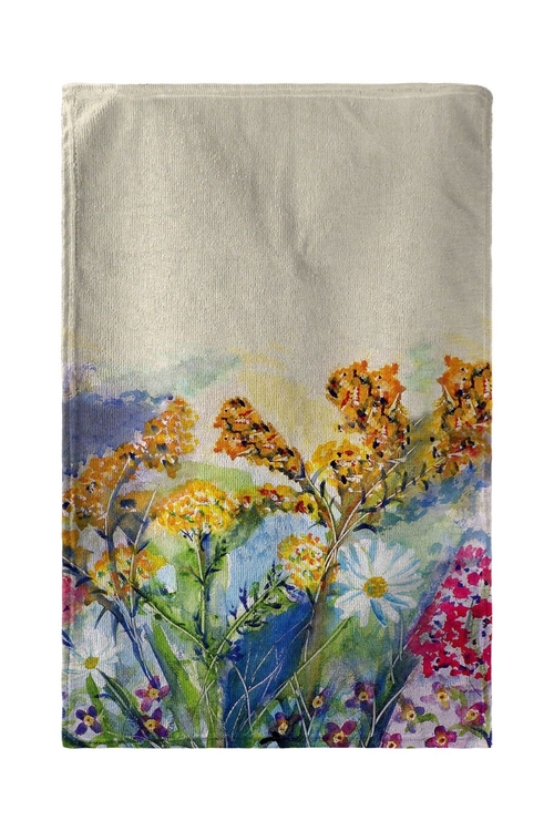 Betsy Drake BT166 Wild Flowers Beach Towel - 30 x 50 in.