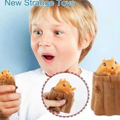 Squishy Funny Cute Animals Anti-stress Evil Squirrel 