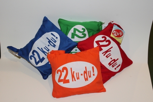 Mad Cave Games 1030Red Fun Math Tile Game In Red Travel Pouch