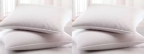 Comfort And Support Pillow Microfibre Solid Sleeping Pillow Pack of 4 