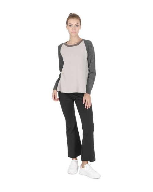 Crown of Edinburgh Cashmere Womens Round Neck Sweater COE 0016