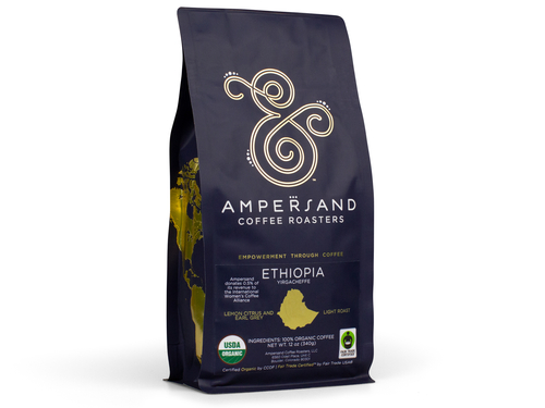 Organic Fair Trade Ethiopia Yirgacheffe Coffee, 12 oz.