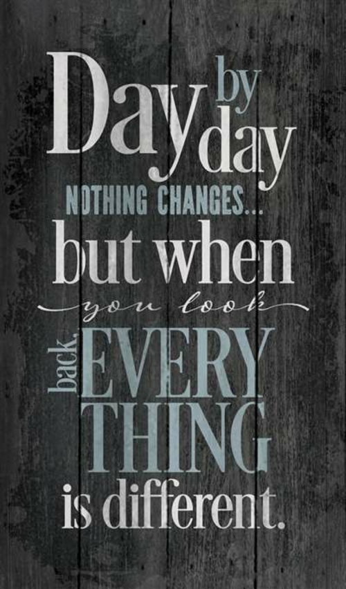 Artistic Reflections PA1027 14 x 24 in. Day By Day Nothing Changes Woo