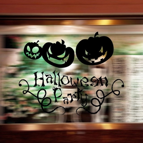 2018 Halloween Wall Sticker PVC Removable Smiling
