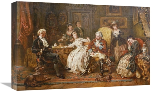 Global Gallery GCS-266542-22-142 22 in. Baron Munchhausen Relating His