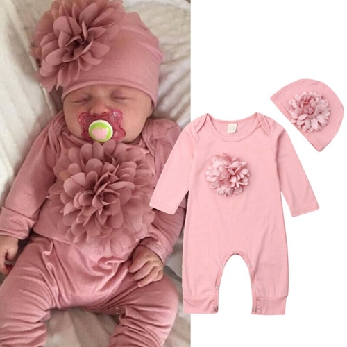 Pudcoco Autumn 2PCS Newborn kids Baby Girl Clothes