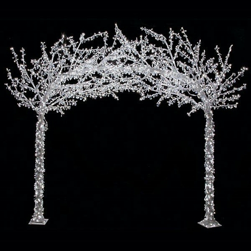 Autograph Foliages L-140320 8.25 ft. Led Acrylic Arch, White