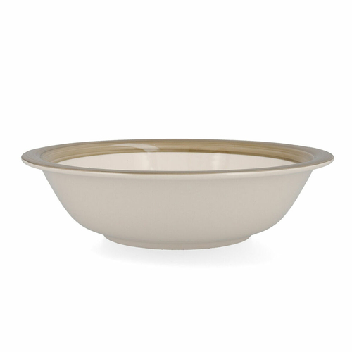 Salad Bowl Quid Allegra Nature Ceramic Bicoloured (23 cm) (Pack 6x)