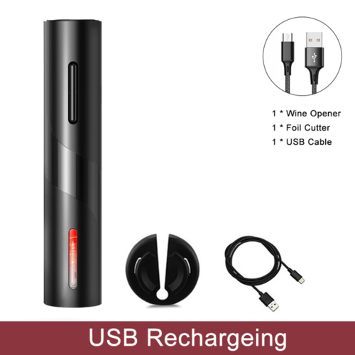 Electric Wine Opener Rechargeable Automatic Wine Bottle Opener