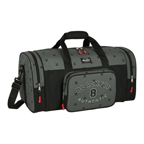 Sports bag BlackFit8 Skull Black Grey 55 x 26 x 27 cm