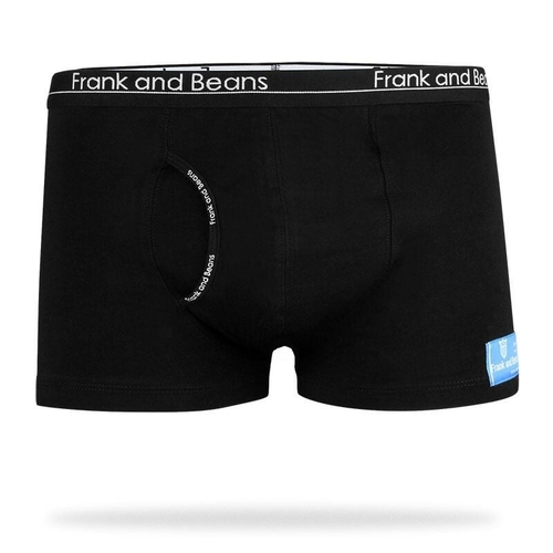 Boxer Briefs Mens Cotton Trunks Black