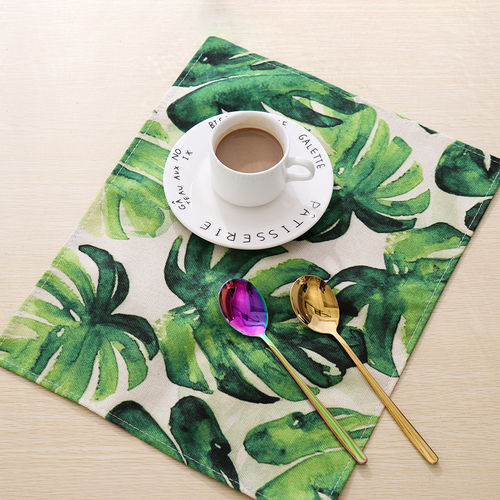 1PC Dining Waterproof Bowl Insulation Green Leaves