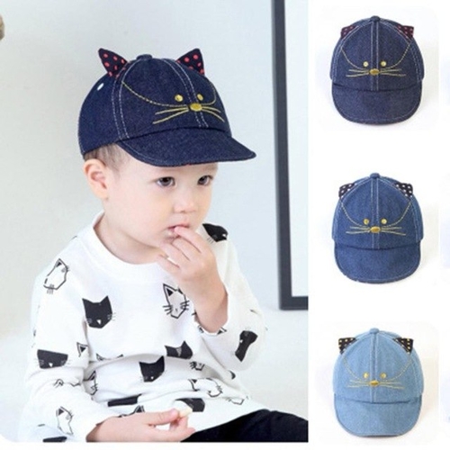 2018 Canvas Baby boys Cute Baseball Cap Cute