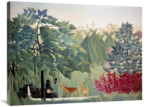 Global Gallery GCS-279898-36-142 36 in. The Waterfall Art Print - Henr