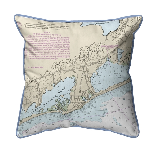 Betsy Drake SN13215B 12 x 12 in. Block Island Sound - Quonochontaug&#4