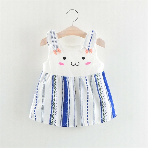 Style Baby Girls Summer Dress Bunny