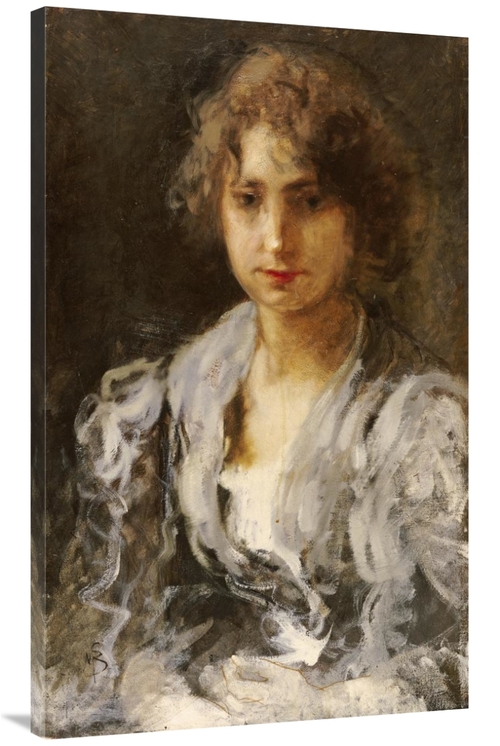 Global Gallery GCS-267700-44-142 44 in. Portrait of a Woman Art Print 