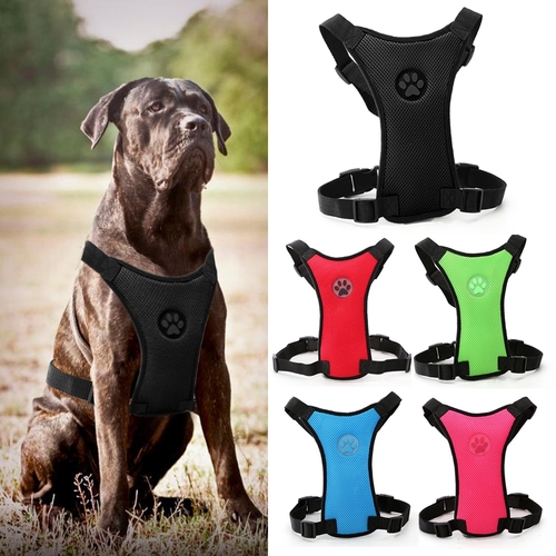 Car Seat Belt Dog Harness Summer Soft Breathable