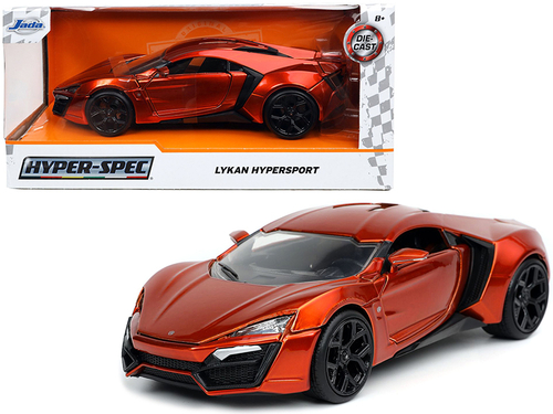 Lykan Hypersport Copper \Hyper-Spec\" 1/24 Diecast Model Car by Jada"